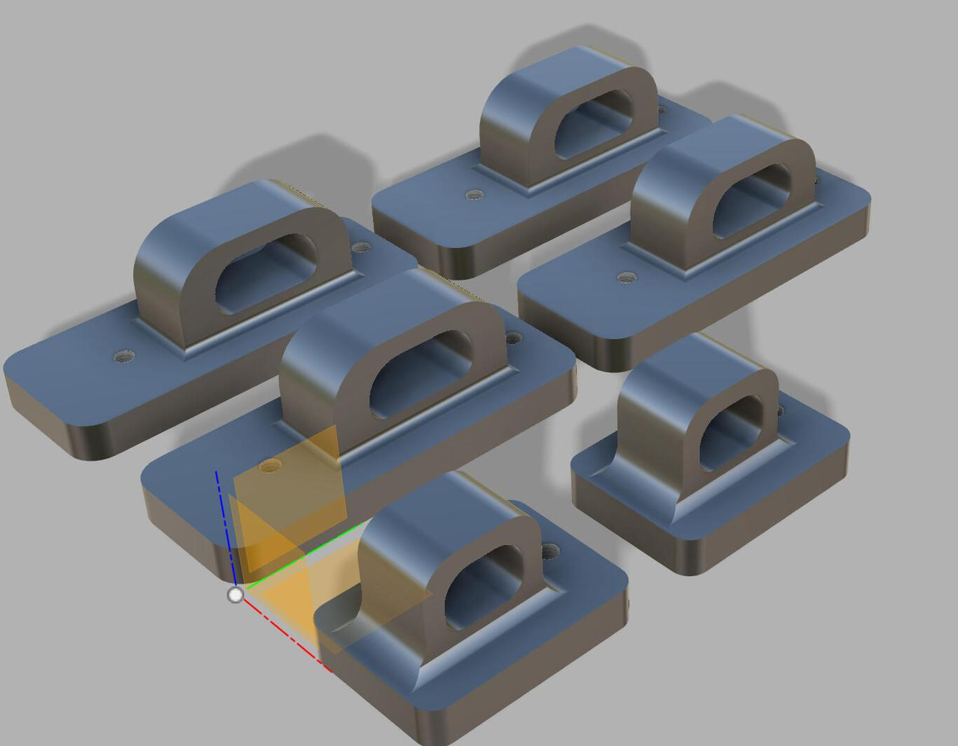 piezas diseñadas para un cliente para poner mas anclajes a su pickup